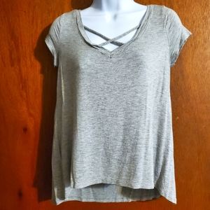 Strappy front t-shirt